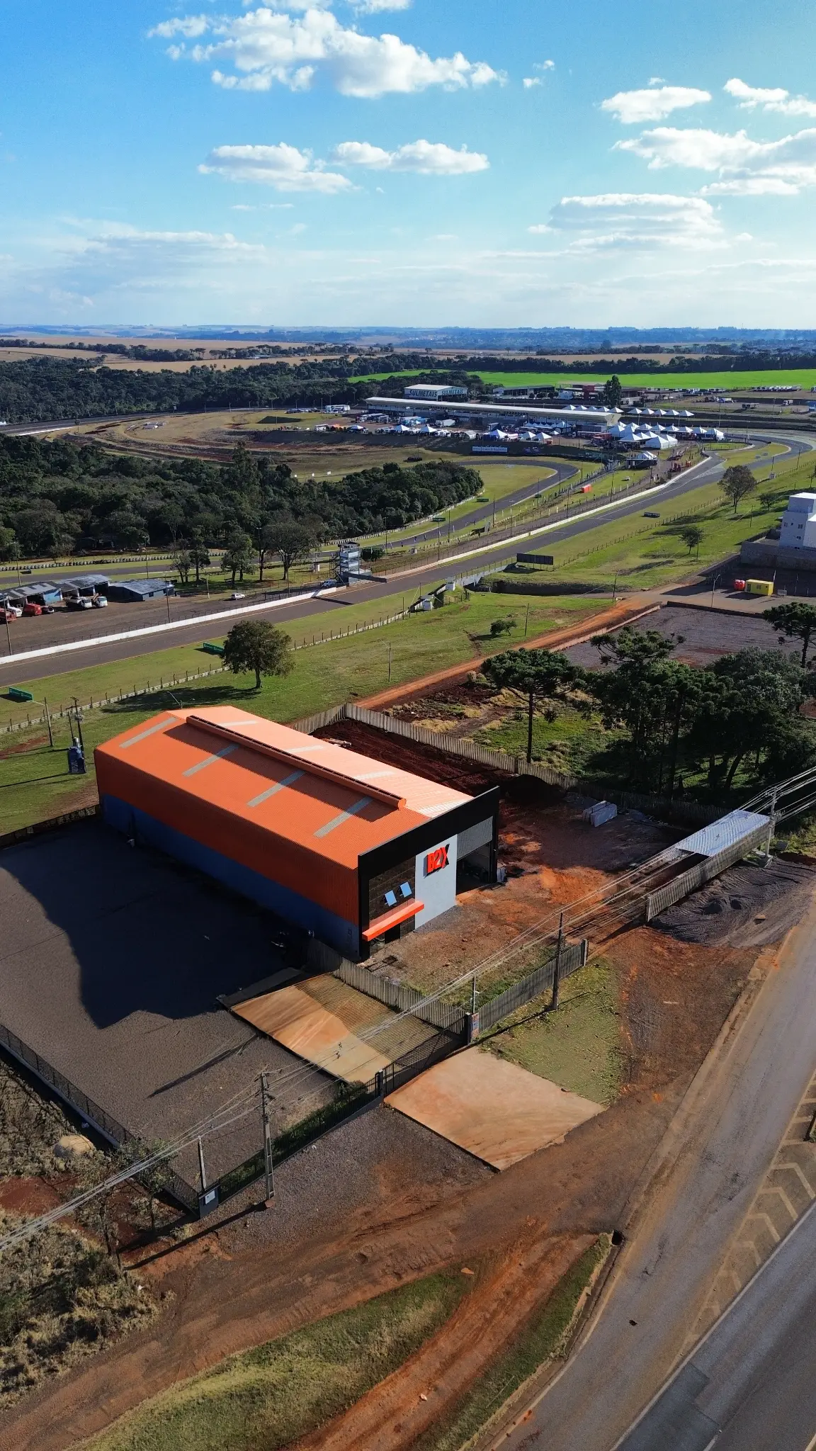 B2X Pré-moldados - Vista Aérea